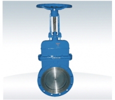 Hand-operated shank-type gate valve